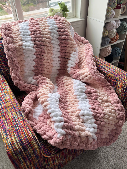 Custom Knit Blanket - Chunky Yarn
